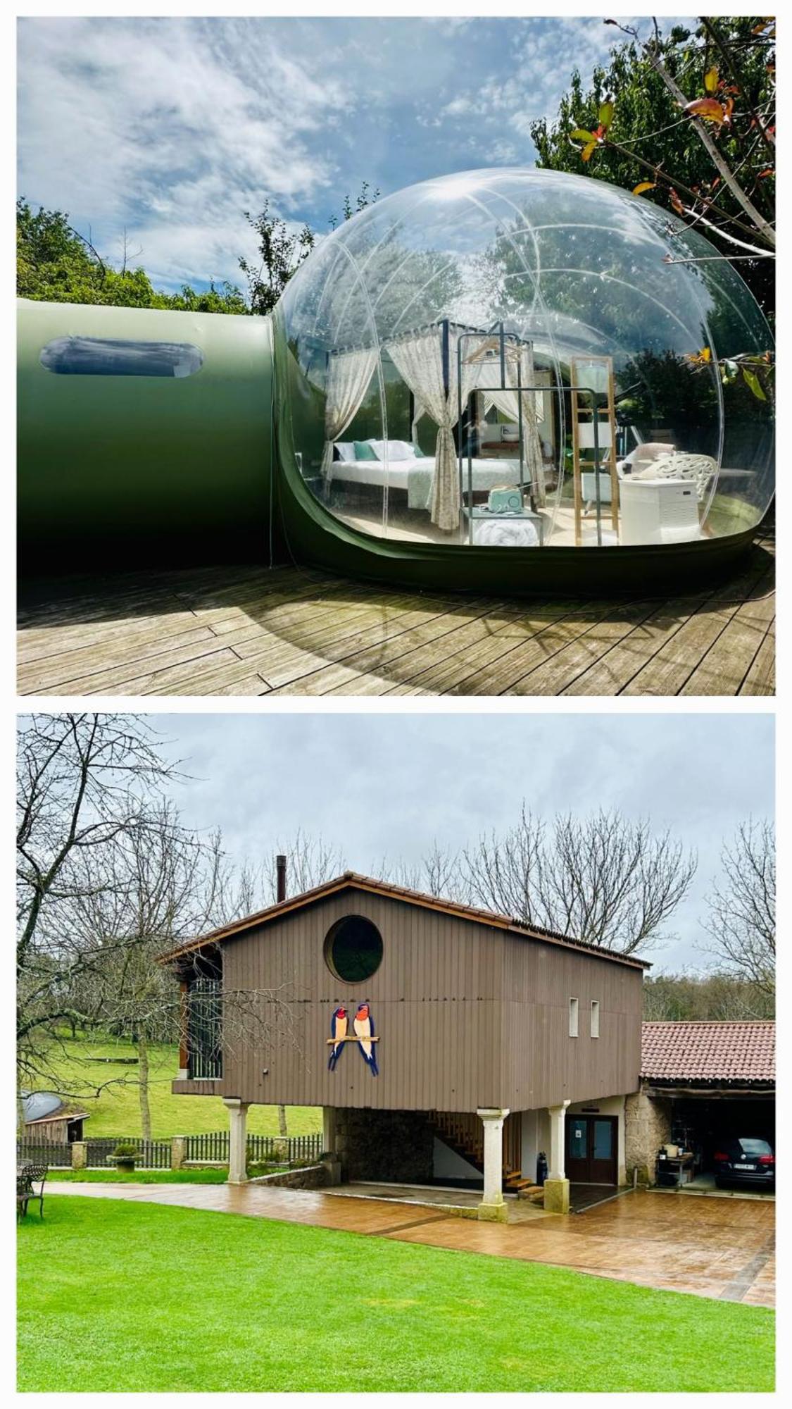Remanso De Trasfontao Casa Das Arbores & Bubble Silleda Zewnętrze zdjęcie